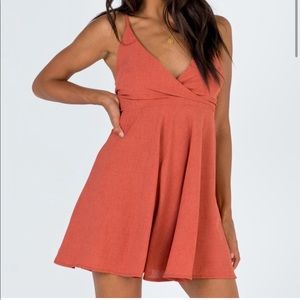 2 for 40 // Cassandra mini dress rust